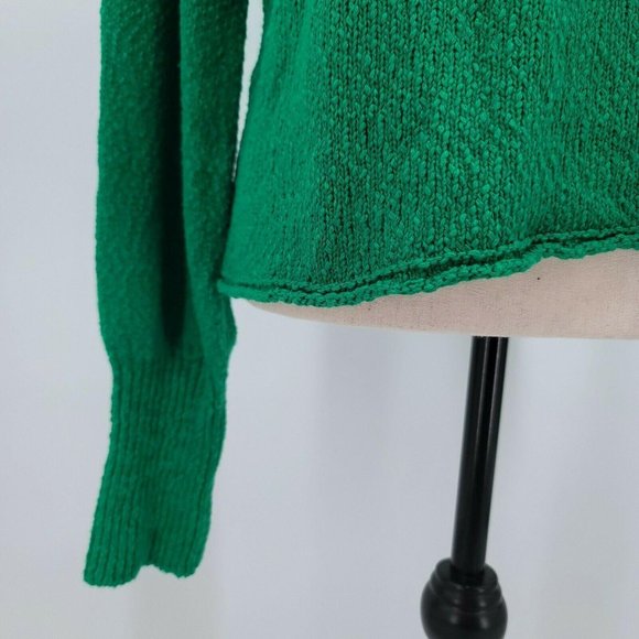 ^ Abound Drop Shoulder Knit Sweater - Green - Large - Picture 4 of 10